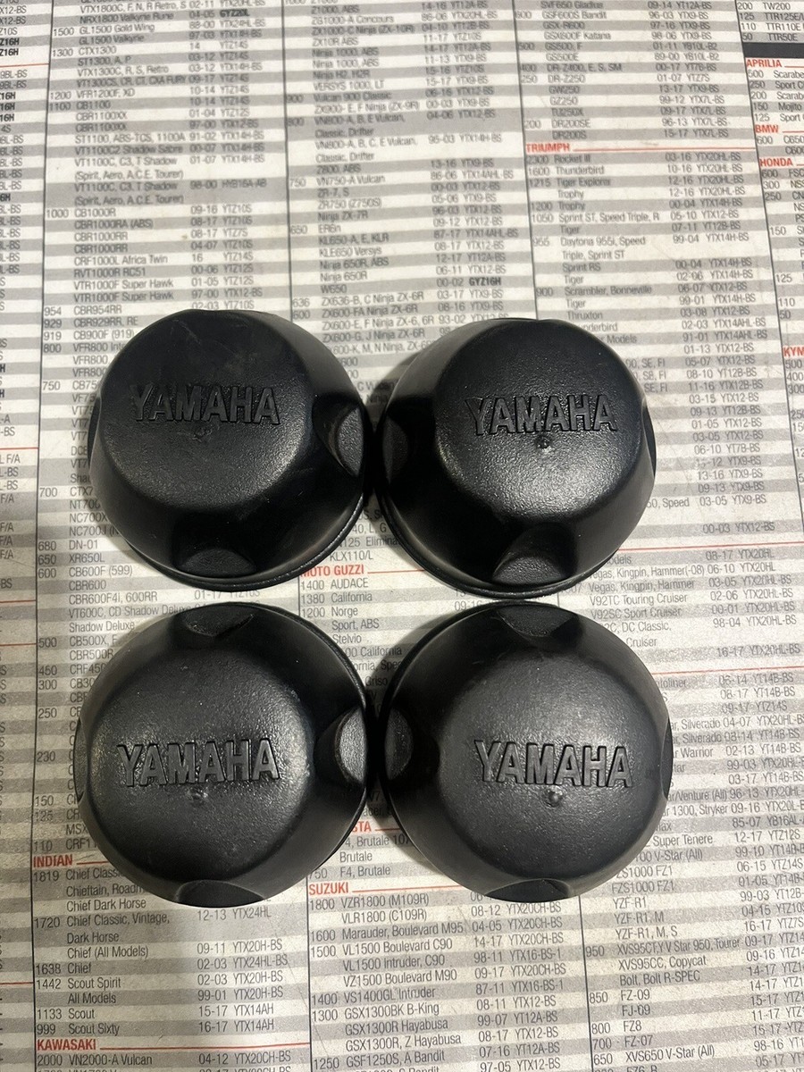 1993 YAMAHA BADGER CHAMP OEM HUB COVERS | eBay