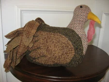 Turkey 3-D Rug Hooking Paper Pattern - Prairie Road Designs