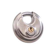 Scan XA114 Stainless Steel Disk Type Padlock 70mm SCAPLS70DIS
