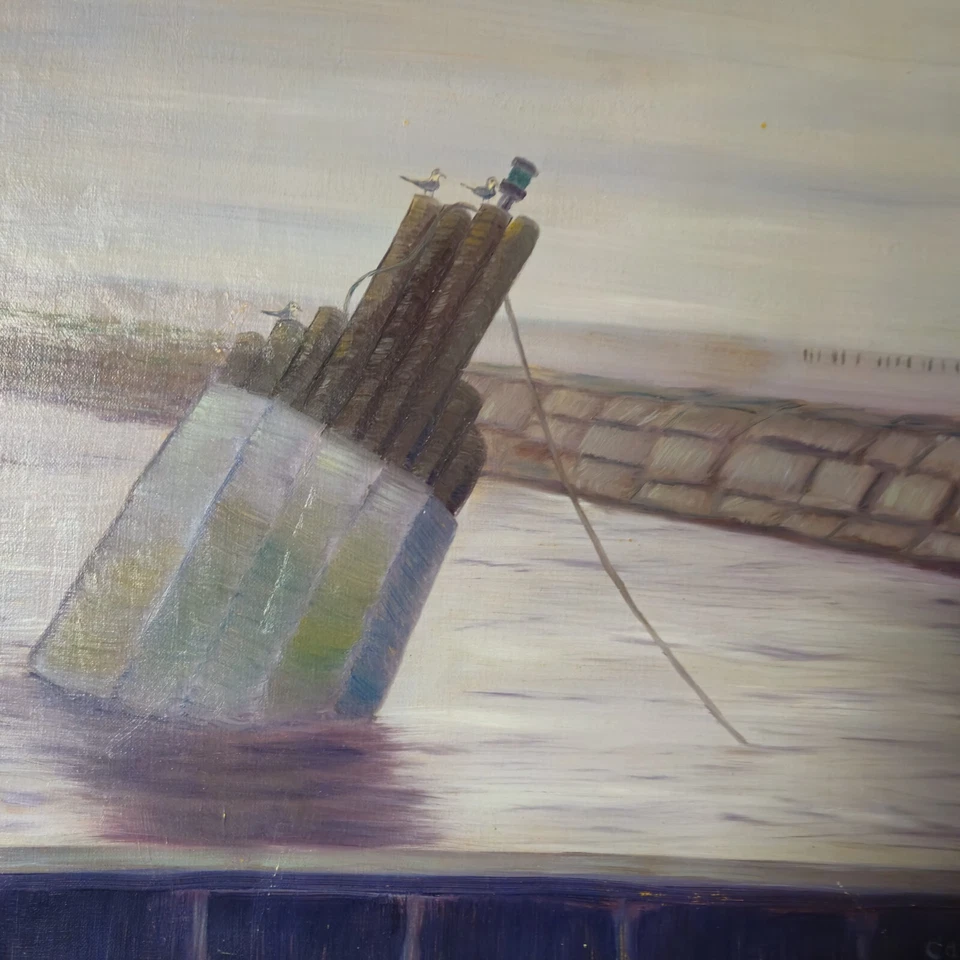 Pintura al óleo original 1978 Foto 3 de 4