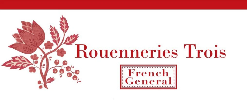 ROUENNERIES TROIS Layer Cake Moda Fabric Quilting French General Cottage 13960LC - Image 4 of 4