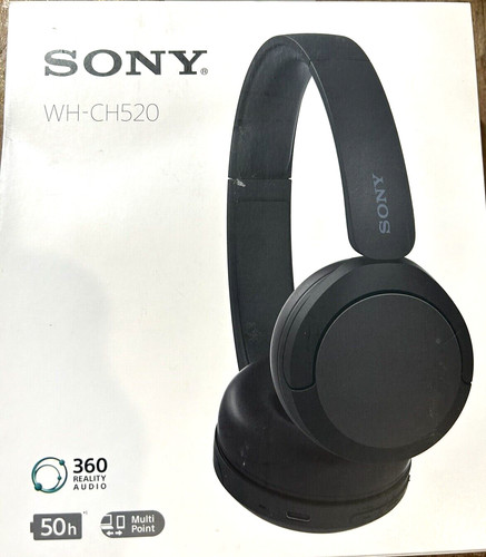 Sony - WH-CH520 Wireless On-Ear Headphones Black thumbnail 2