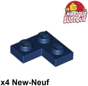 Lego 4x Flügel Ecke 2x2 Dunkel Blau Dark Blue Wedge Cut Corner 26601 Neuware New