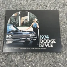 Orig. 1974 Dodge 40-page Car Sales Brochure - Dart 360 Challenger Charger Monaco