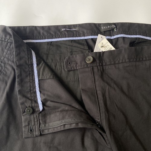 Talbots Womens 20W Plus Pants Black NWT Relaxed Chino Ankle Length Rolled Hem - Picture 9 of 14
