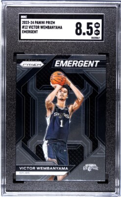 2023-24 Panini Prizm - Emergent Victor Wembanyama #12 Silver
