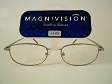NEW Reading Glasses Foster Grant Magnivision TERRY SILVER MSRP 17.99
