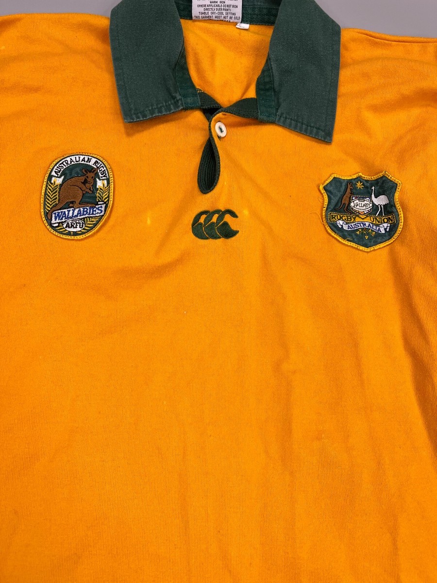 Vintage Australia Wallabies 1991 1993 Canterbury Rugby Union Shirt