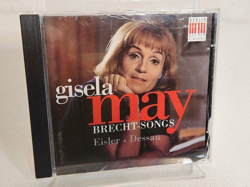 Gisela May Brecht Songs CD - EUC - Germany Vocal Easy Listening Fast FREE Ship - Afbeelding 1 van 6