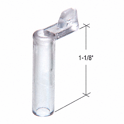 CRL V720D-XCP100 CRL 1-5/32" Clear Plastic Screen Clip - pack of 100 - Picture 3 of 3
