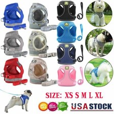 Mesh Padded Soft Puppy Pet Dog Harness Breathable Comfortable Colors XS-XL