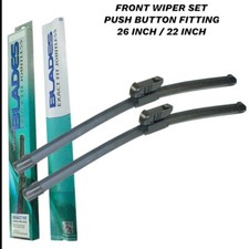 Front Wiper Baldes Set Pair Fits Porsche Cayenne SUV/Coupe 2018 - 2024