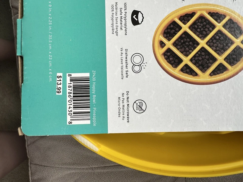 Pineapple Happy Bowl Slow Feed Bowl For Dogs - Image 4 of 4