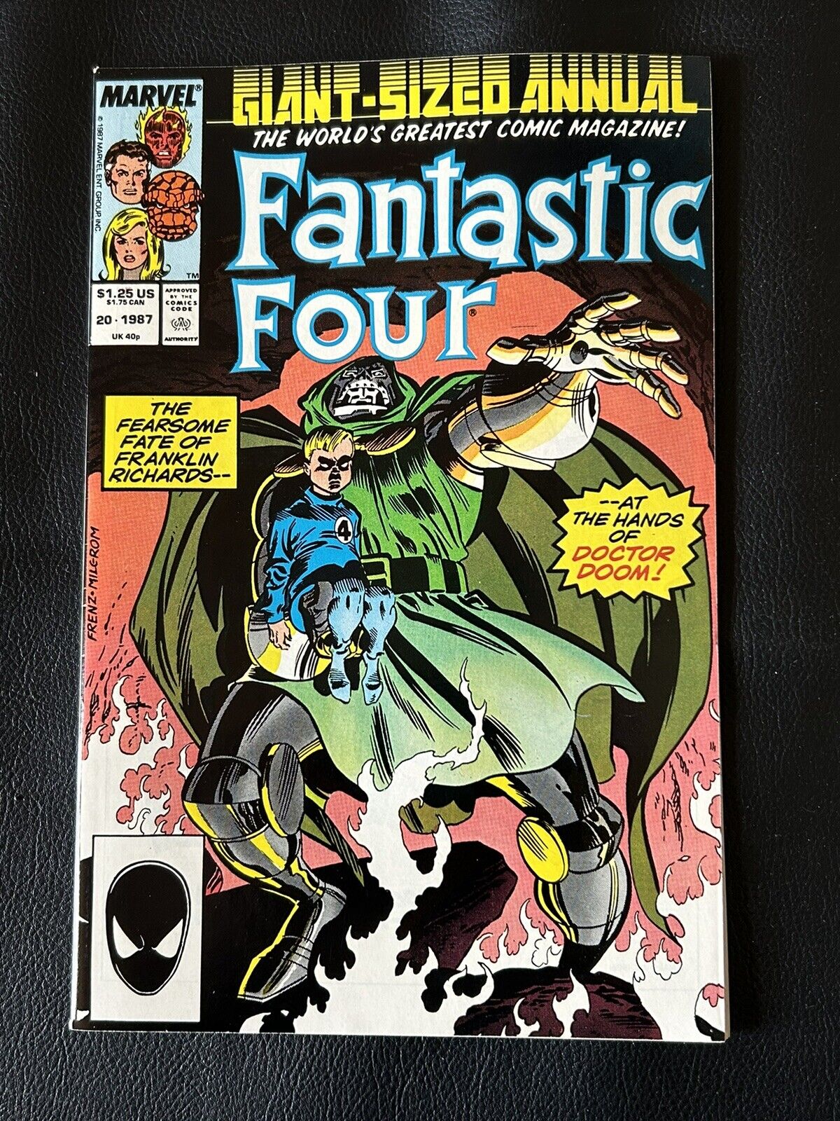 Fantastic Four Annual #20 Doctor Doom Mephisto (1987 Marvel)
