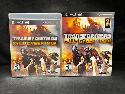 Transformers: Fall Of Cybertron with Sleeve Cover (PS3) BRAND NEW