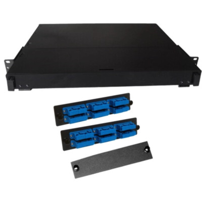 Fiber Rackmount Panel Front Panel Covered 24 SC SM