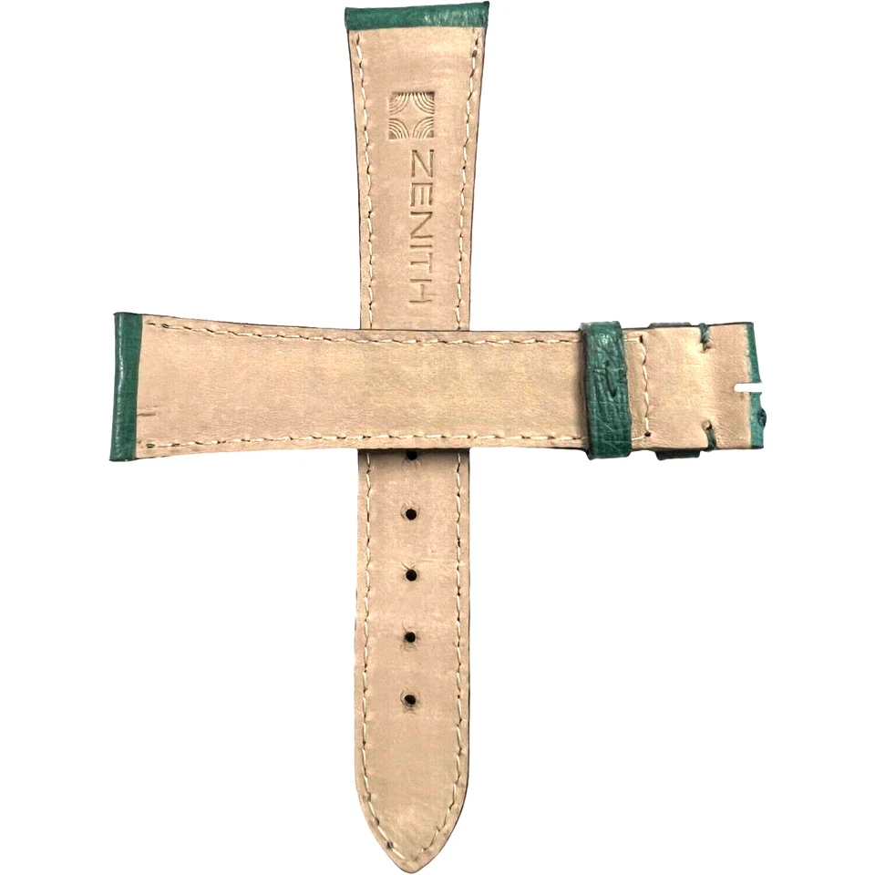 ZENITH - БРАСЛЕТ - ЗЕЛЕНЫЙ - ЧЕРНЫЙ COUTURE - 20 X 17 ММ - НОВЫЙ ИЗ СТАРЫХ ЗАПАСОВ - Изображение 2 из 4