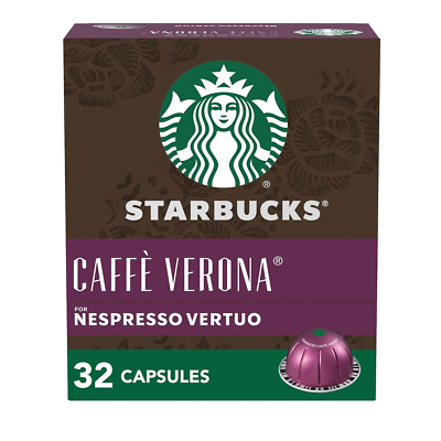by Nespresso Vertuo, Caffè Verona Dark Roast Coffee, 32-Count