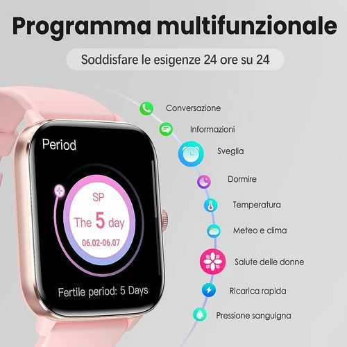 Zaisia Smartwatch for Men and Women, 1.91" Screen with Sleep Monitor and Heart Rate Monitor - Photo 6 of 8