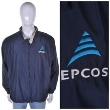 Vintage EPCOS Harrington Jacket XL Blue Mod Bomber Coat