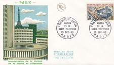 FRANCE 1963 FDC MAISON DE LA RADIO TELEVISION YT 1402