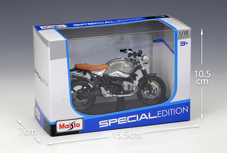 Maisto 1:18 BMW R Nine T Scrambler Motorcycle Bike Model New in
