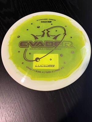 Orbit Disc Golf Lucid Ice Frisbee Evader Dynamic Discs Yellow
