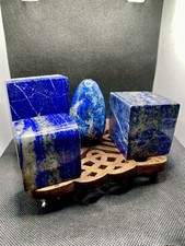 1500g 4Pieces Big & Beautiful Colour lapis lazuli Freeform Lot From Afghanistan
