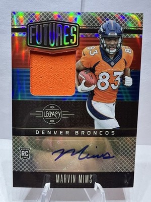 2023 Panini Legacy - Futures Patch Autographs Marvin Mims #FAPS-19  /249