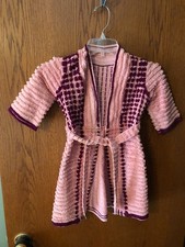 Vintage child's chenille bathrobe from the 1940's in very good condition