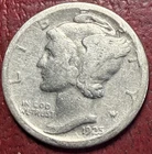 1925-S Mercury Dime. Free Shipping