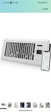 Super Quiet Register Booster Fan for 4"x 10"Register Holes, Smart Register. Read