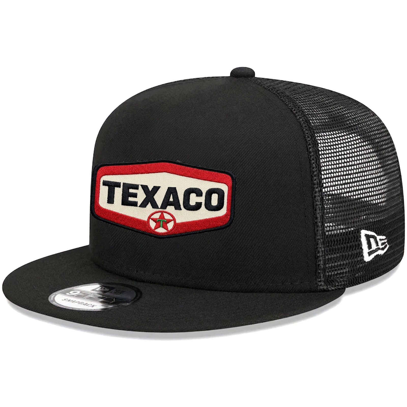 Texaco Gas Station 59FIFTY Snapback Hat Vintage Embroidered Logo Trucker Cap NEW