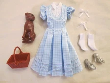 Dorothy Wicked for Good Movie Mattel 12" Fashion Doll Outfit Dress Toto Basket