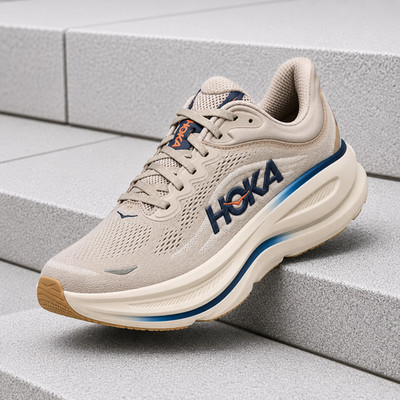 Hoka One One Bondi 9 Stucco Grout 1162011-SCCG Men's Size New