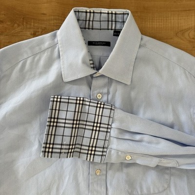 burberry print dress shirt Plaid Print Long Sleeve Dress Shirt