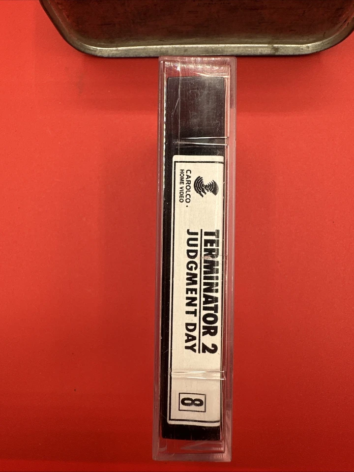 Rare Terminator 2: Judgment Day Video 8, 1991 Carolco Arnold Schwarzenegger 8mm - Image 4 of 4
