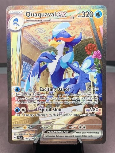 Pokemon TCG Quaquaval ex 260/193 Special Illustration Rare SV: Paldea Evolved