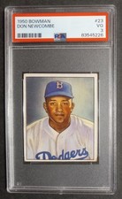 1950 Bowman - #23 Don Newcombe - Rookie - PSA 3 VG