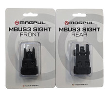 MBUS3 Back-Up Sight Front  Rear Set fits Picatinny