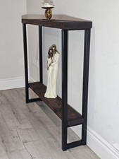 Console Table Legs hallway entryway narrow  shelf underneath metal 30x30mm box