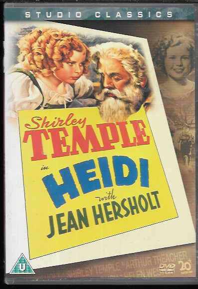 HEIDI GENUINE R2 DVD SHIRLEY TEMPLE JEAN HERSHOLT (STUDIO CLASSICS NO. 9)