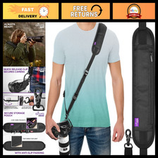 Camera Strap with Quick Release  Safety Tether - Adjustable for Sony, Nikon, Ca