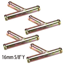 4pcs 16mm 58 Y Wye Heater Hose Fitting Adaptor Coolant Pipe Connector Adapter 4pcs 16mm 58 Y Wye Heater Hose Fitting Adaptor Coolant Pipe Connector Adapter