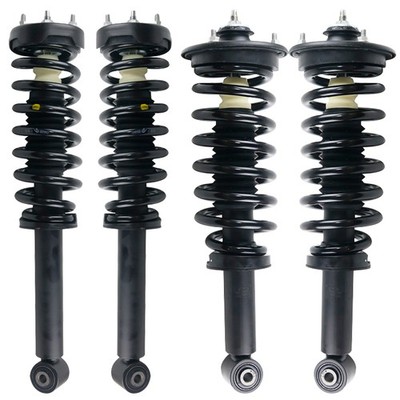 Front Rear Struts w/Coil Spring Assy for 2005 2006 2007 2008 2009 Land Rover LR3