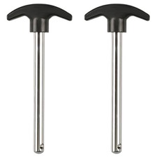 2 Pcs Weight Stack Pin 3/8 Inch Heavy Duty Gym Pins x 2 Inch, Black