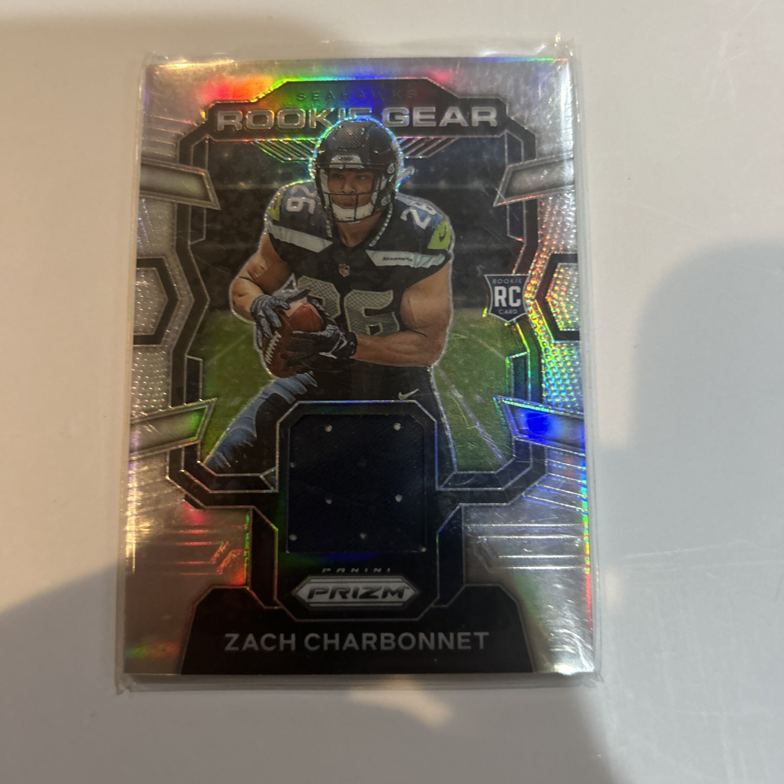 ZACH CHARBONNET 2023 Panini Prizm Rookie Gear Silver Relic #rg-zc