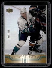 2001-02 Upper Deck UD Exclusives Vitaly Vishnevski 009/100 Anaheim Mighty Ducks