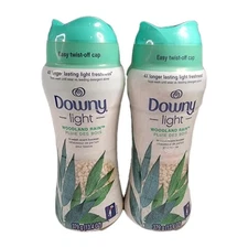 Downy Light Woodland Rain In Wash Scent Booster 13.4oz Freshness