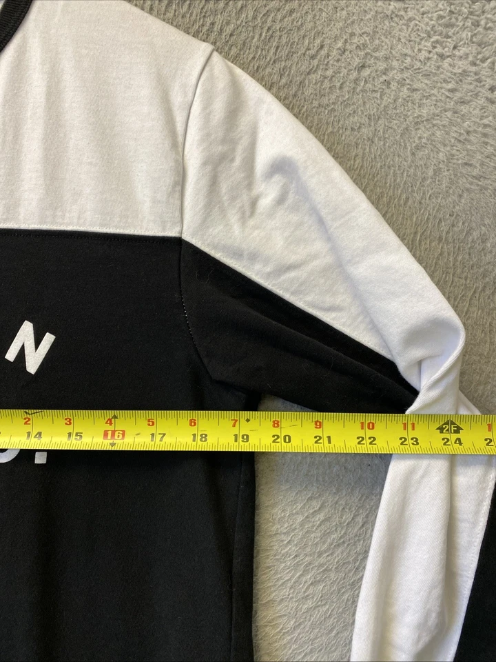 Camisa Foreign Rider CO. Para Hombre Blanca y Negra Talla M Ajustada/146-3 Foto 4 de 4